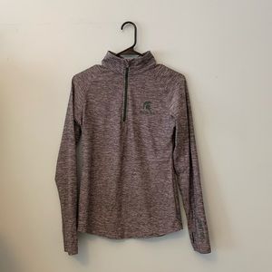 Michigan state quarter zip up
